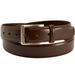 Men's Big & Tall Premium Dress Belt by KingSize in Dark Brown (Size 48/50)