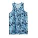 Men's Big & Tall Shrink-Less™ Lightweight Tank by KingSize in Fish (Size 6XL) Shirt