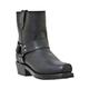 Wide Width Men's Dingo 7" Harness Side Zip Boots by Dingo in Black (Size 11 1/2 W)