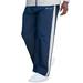 Men's Big & Tall Champion® Track Pants by Champion in Navy Grey (Size 3XLT)