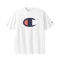 Men's Big & Tall Large Logo Tee by Champion® in White (Size 5XLT)