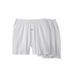 Men's Big & Tall Cotton Boxers 3-Pack by KingSize in White (Size 4XL)