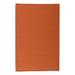 Simple Home Solid Rug by Colonial Mills in Rust (Size 4'W X 6'L)