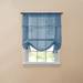 Wide Width BH Studio Sheer Voile Tie-Up Shade by BH Studio in Smoke Blue (Size 36" W 44" L) Window Curtain
