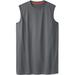 Men's Big & Tall Longer-Length Heavyweight Muscle Tee by Boulder Creek in Steel (Size 2XL)