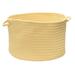 Boca Raton Basket by Colonial Mills in Banana (Size 14X14X10)