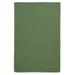 Simple Home Solid Rug by Colonial Mills in Moss Green (Size 2'W X 11'L)