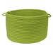 Simply Home Solid Basket by Colonial Mills in Bright Green (Size 24X24X14)