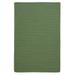 Simple Home Solid Rug by Colonial Mills in Moss Green (Size 8'W X 8'L)