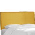 Lorel Slipcover Headboard by Skyline Furniture in Linen French Yellow (Size FULL)