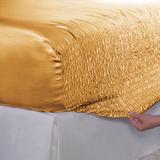 Bed Tite™ Satin Sheet Set by JLJ in Gold (Size QUEEN)