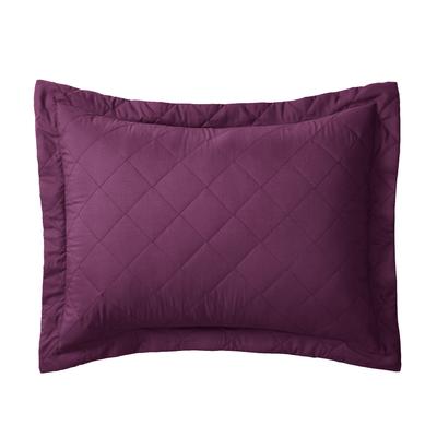 BH Studio Reversible Quilted Sham by BH Studio in Plum Dusty Lavender (Size STAND) Pillow