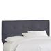 Roscoe Tufted Headboard by Skyline Furniture in Twill Navy (Size QUEEN)