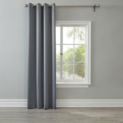 Wide Width BH Studio Room-Darkening Grommet Panel by BH Studio in Pewter (Size 54