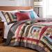 Colorado Lodge Quilt Set by Greenland Home Fashions in Ivory (Size TWIN 2PC)