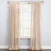 Wide Width BH Studio Sheer Voile Tab-Top Panel by BH Studio in Ecru (Size 60" W 63" L) Window Curtain