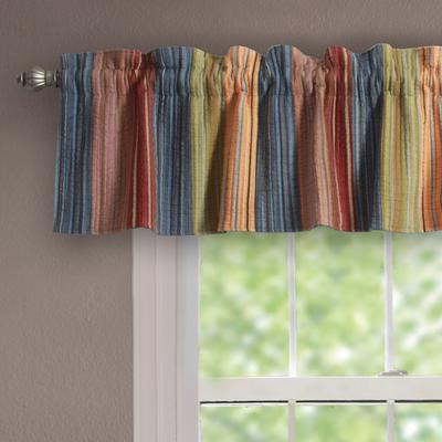 Wide Width Katy Window Valance by Greenland Home Fashions in Multi (Size 84" W 16" L)