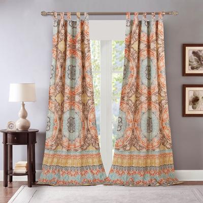 Wide Width Olympia Curtain Panel Pair by Barefoot Bungalow in Multi (Size 84" W 84" L)
