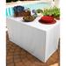 Fresh Ideas Table Cover for Folding Table by Levinsohn Textiles in White (Size 6')