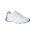 Women's Stability Walker Sneaker by Propet in White Leather (Size 8 X(2E))
