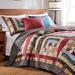 Colorado Lodge Quilt Set by Greenland Home Fashions in Ivory (Size KING 3PC)
