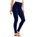 Plus Size Women's Ankle-Length Essential Stretch Legging by Roaman's in Navy (Size 3X) Activewear Workout Yoga Pants