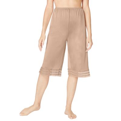 Plus Size Women's Snip-To-Fit Culotte by Comfort Choice in Nude (Size L) Full Slip