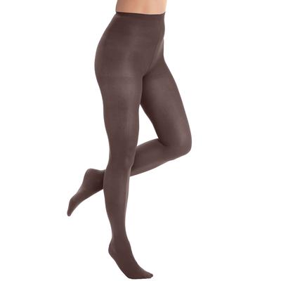 Plus Size Women's 2-Pack Opaque Tights by Comfort Choice in Dark Coffee (Size E/F)