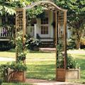 Resin Garden Arch Trellis by BrylaneHome in Bronze