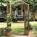 Resin Garden Arch Trellis by BrylaneHome in Bronze