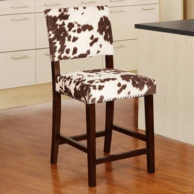 Corey Counter Stool by Linon Home Décor in Udder Madness Brown