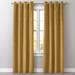 Wide Width BH Studio Velvet Grommet Panel by BH Studio in Gold (Size 50" W 63" L) Window Curtain