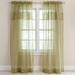 Wide Width BH Studio Pleated Voile Rod-Pocket Panel by BH Studio in Sage (Size 56" W 84" L) Window Curtain