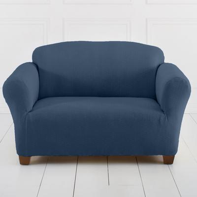 Brighton Slipcover Loveseat by BH Studio in Navy