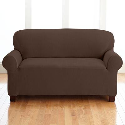 Brighton Slipcover Loveseat by BH Studio in Chocolate