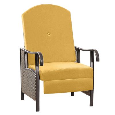 Oversized Outdoor Recliner by BrylaneHome in Lemon Patio Chair
