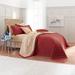 BH Studio Reversible Quilted Bedspread by BH Studio in Garnet Taupe (Size KING)