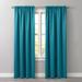 Wide Width BH Studio Room-Darkening Rod-Pocket Panel by BH Studio in Teal (Size 54" W 84" L) Window Curtain