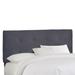 Roscoe Tufted Headboard by Skyline Furniture in Twill Navy (Size CALKNG)
