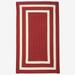 Double Border Rug by Colonial Mills in Red (Size 2'W X 3'L)