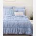 Helena Ruffle Quilt Set by Greenland Home Fashions in Blue (Size KING)