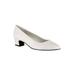 Women's Prim Pump by Easy Street® in White (Size 9 1/2 M)