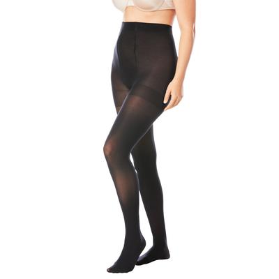 Plus Size Women's 2-Pack Smoothing Tights by Comfort Choice in Black (Size E/F)