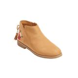 Wide Width Women's The Sienna Bootie by Comfortview in Tan (Size 8 1/2 W)