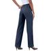 Plus Size Women's Classic Bend Over® Pant by Roaman's in Navy (Size 24 W) Pull On Slacks