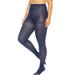 Plus Size Women's 2-Pack Opaque Tights by Comfort Choice in Navy (Size E/F)