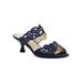 Wide Width Women's Francie Dress Shoes by J. Renee® in Navy (Size 8 1/2 W)