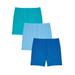 Plus Size Women's Cotton Bloomer 3-Pack by Comfort Choice in Vibrant Blue Pack (Size 7) Panties