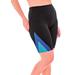 Plus Size Women's Colorblock Swim Shorts with Sun Protection by Swim 365 in Black Blue Turq (Size 32) Swimsuit Bottoms