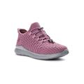 Wide Width Women's Travelbound Walking Shoe Sneaker by Propet in Crushed Berry (Size 10 W)